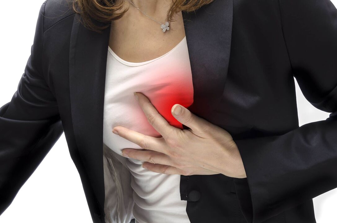 Schmerzen im Herzen mit zervikaler Osteochondrose